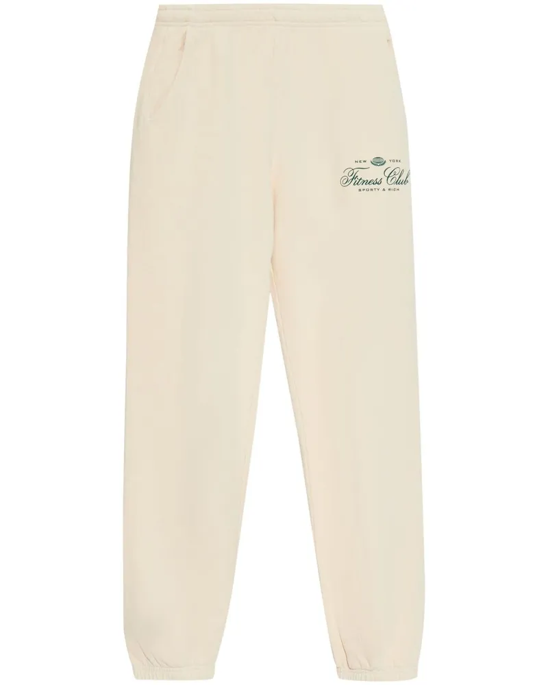 SPORTY & RICH Fitness Club Jogginghose - Nude Nude