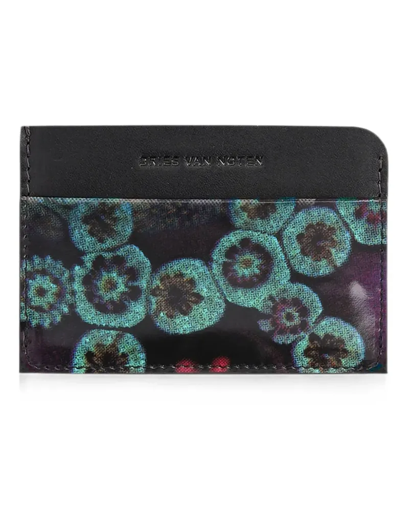 Dries van Noten leather cardholder - Schwarz Schwarz