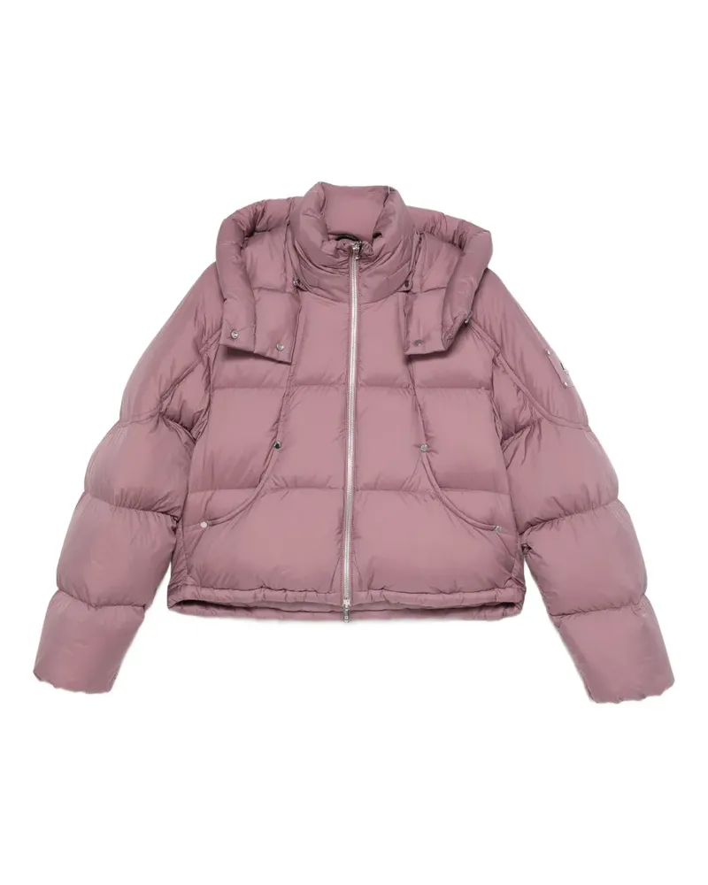 Moose Knuckles hooded zip-up padded jacket - Rosa Rosa