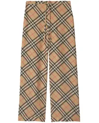 Burberry Pyjama-Hose mit Nova-Check Nude