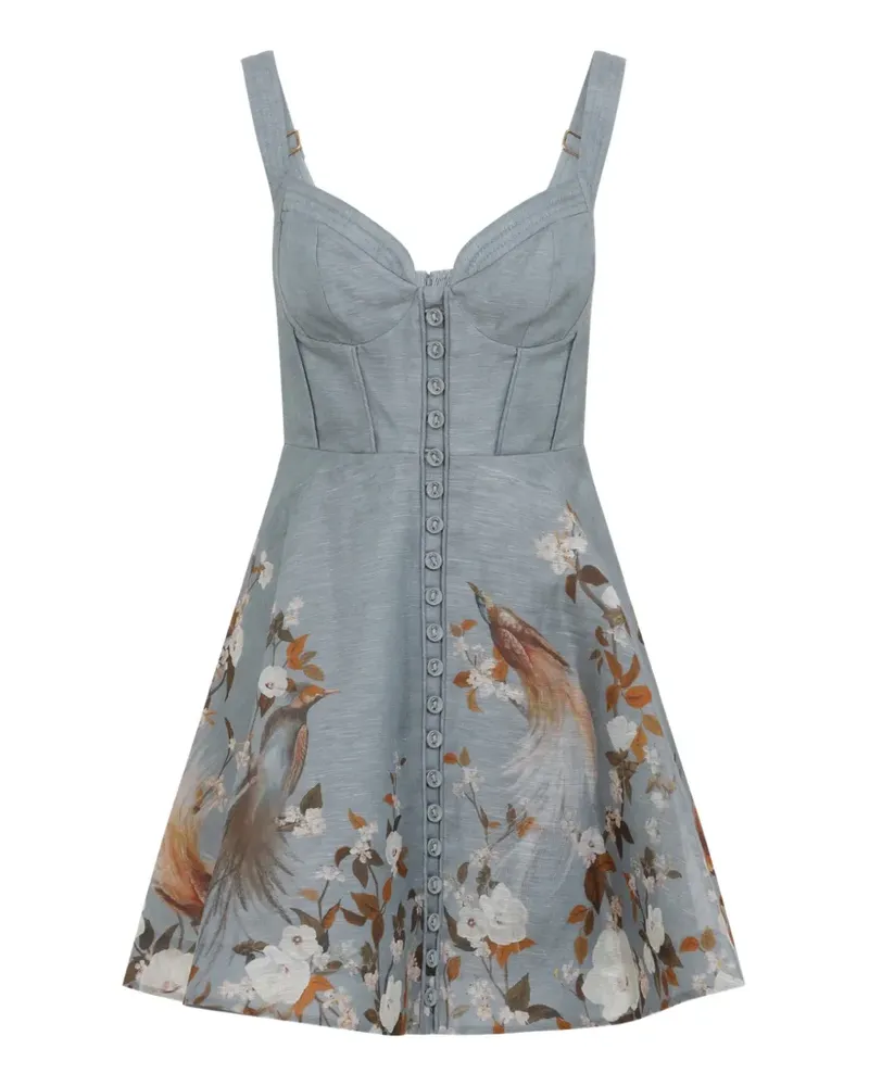Zimmermann Momentum Corded mini dress - Blau Blau