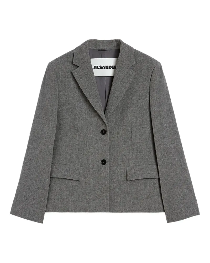Jil Sander Meliertes Sakko - Grau Grau