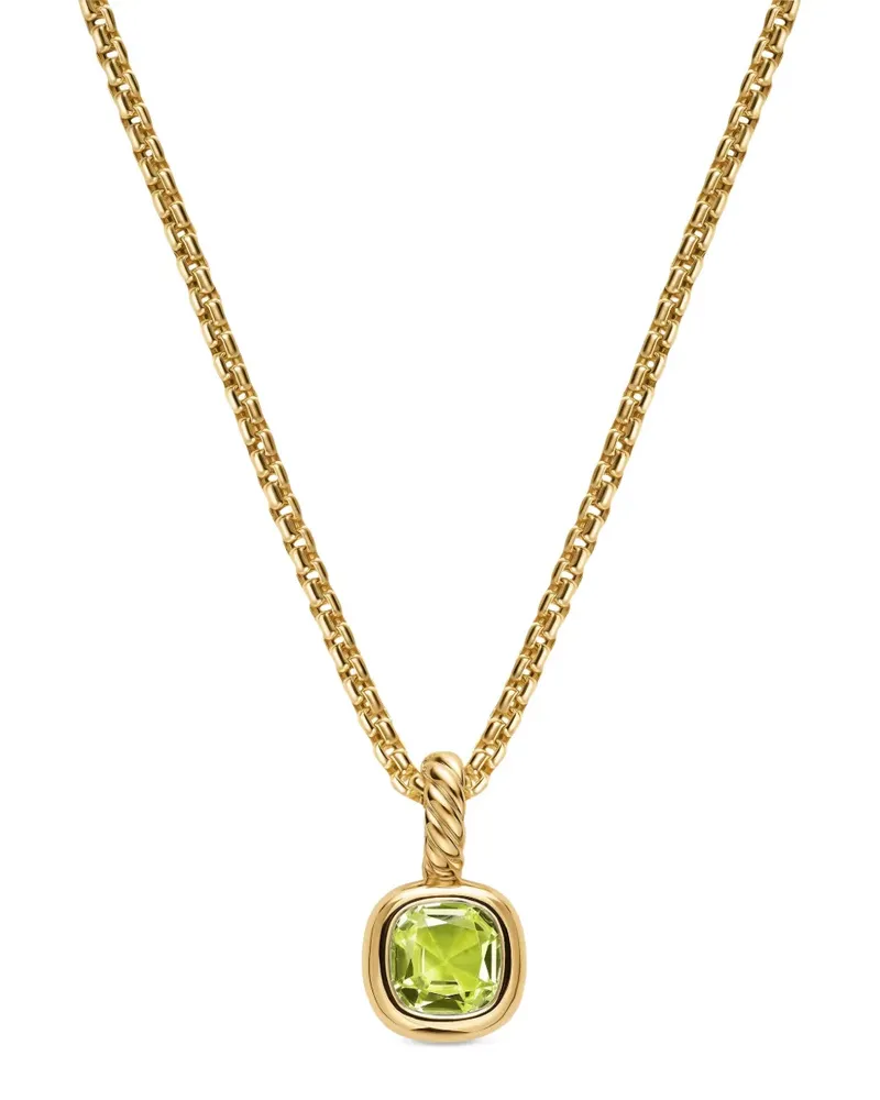 David Yurman Mini Amulett mit Kissenform - Gold Gold