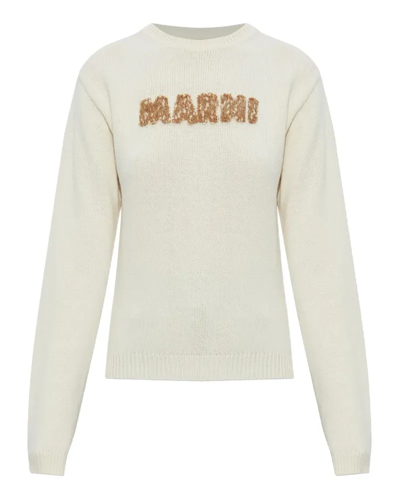 Marni Pullover mit Laser-Cuts - Nude Nude