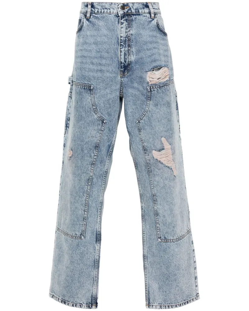 Moschino Jeans mit lockerem Schnitt Blau