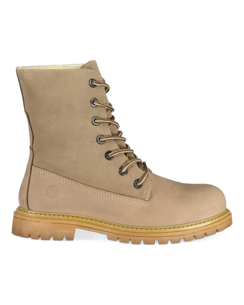 Lumberjack Bikerstiefel mit Schnürung - Nude Nude