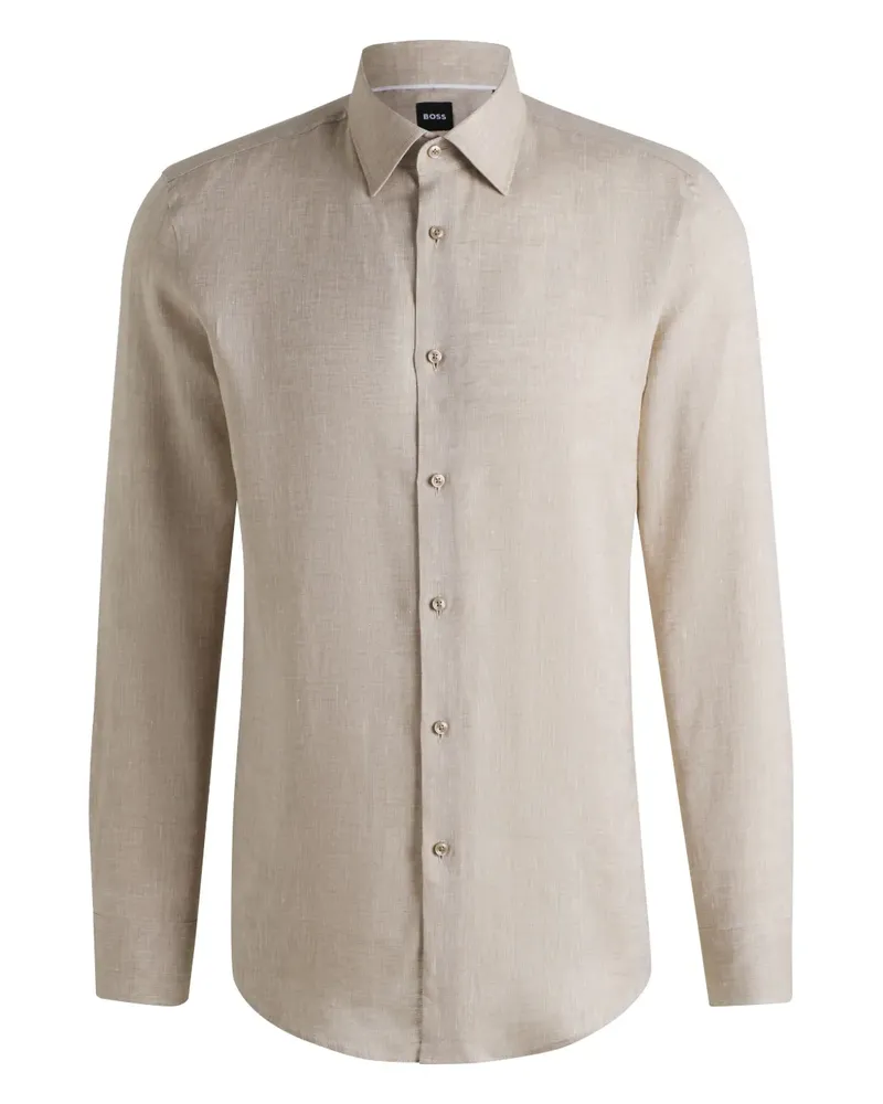 HUGO BOSS Klassisches Hemd - Nude Nude