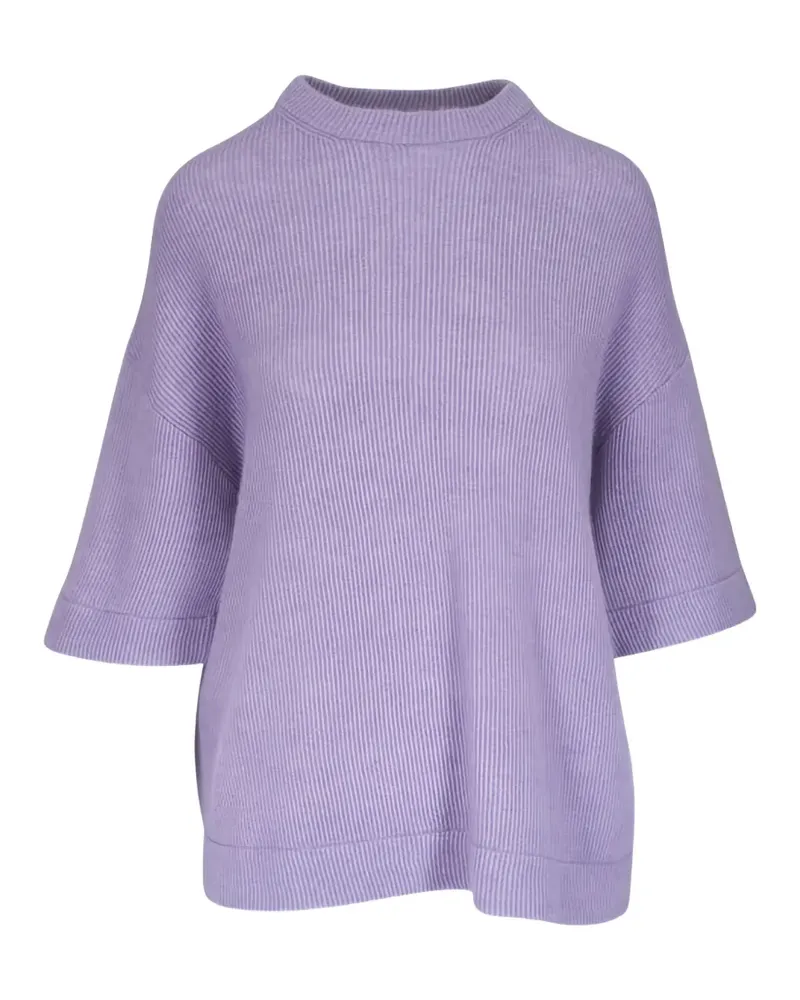 Brunello Cucinelli Gerippter Pullover - Violett Violett