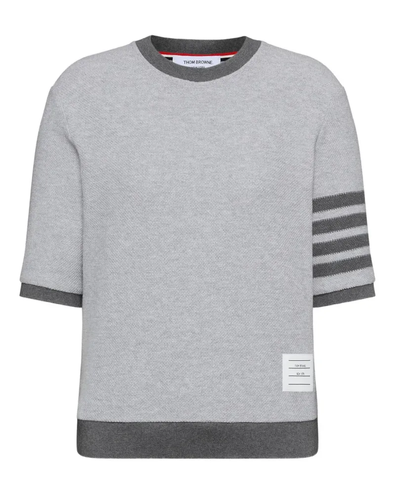 Thom Browne 4-Bar T-Shirt - Grau Grau