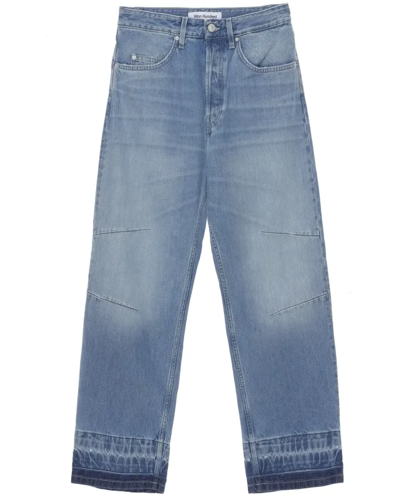 Won Hundred Jeans mit weitem Bein - Blau Blau