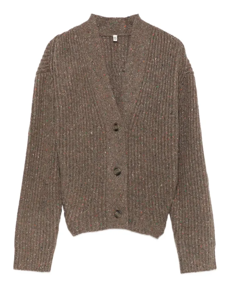 R13 Gerippter Cardigan - Braun Braun