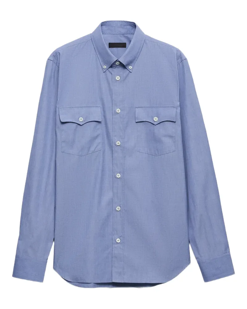 Prada Klassisches Hemd - Blau Blau