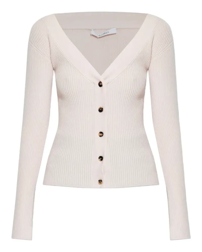 Max Mara V-neck cardigan - Nude Nude