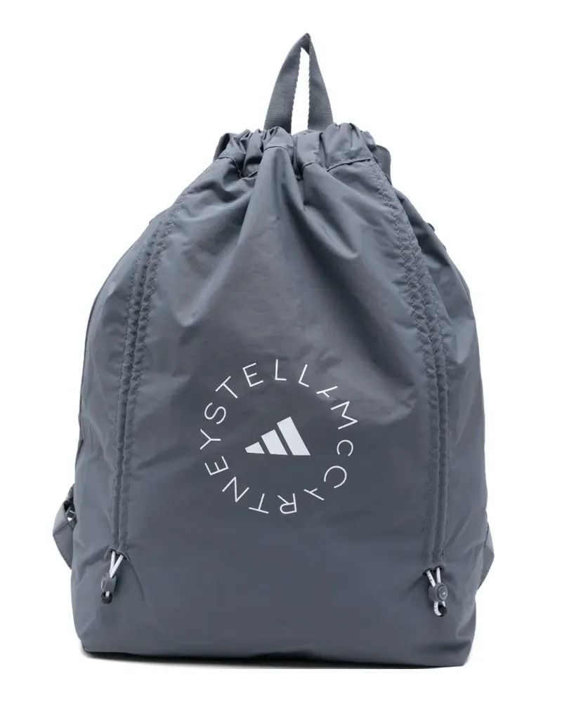 adidas Gymsack mit Logo-Print - Grau Grau