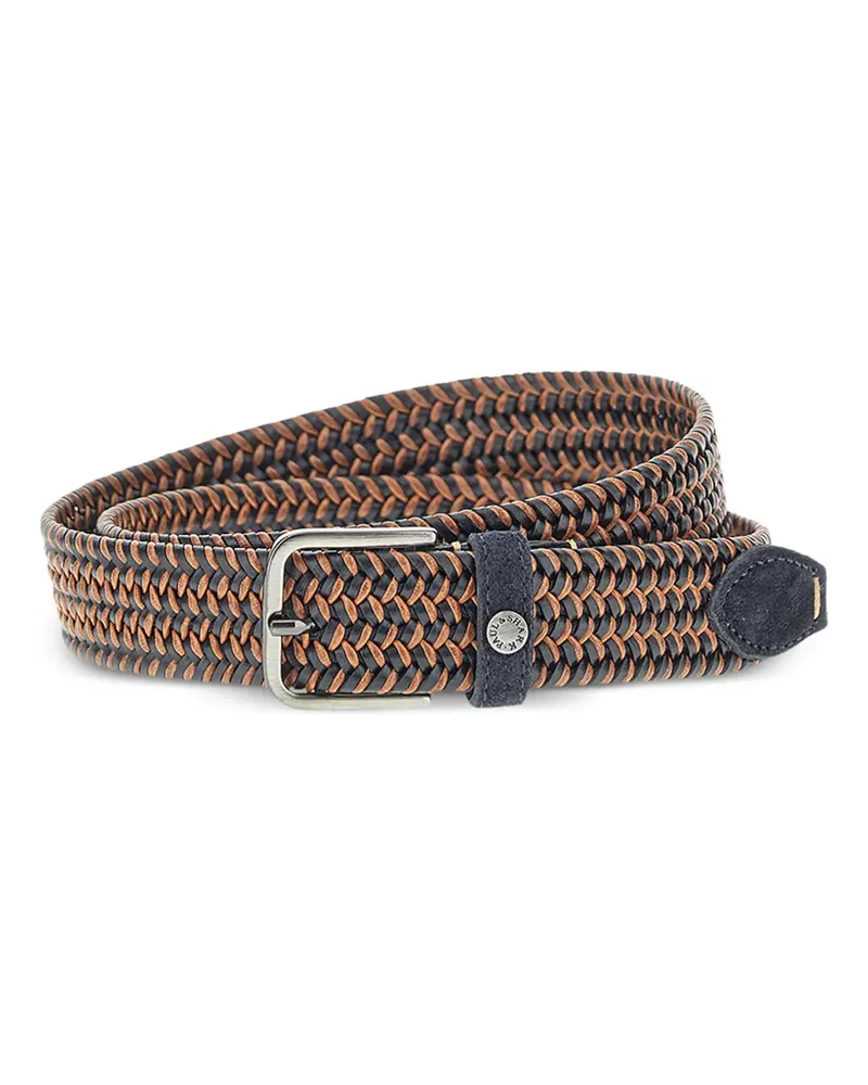 Paul & Shark braided belt - Blau Blau