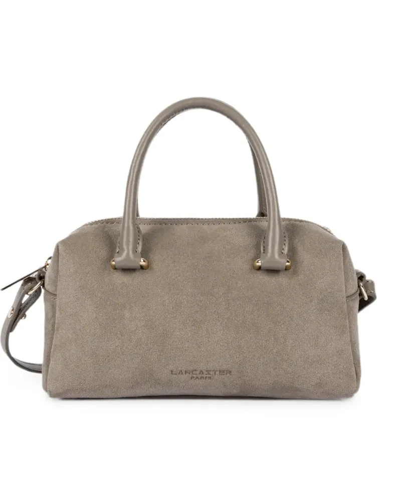 Lancaster Suède Cube suede-finish shoulder bag - Nude Nude