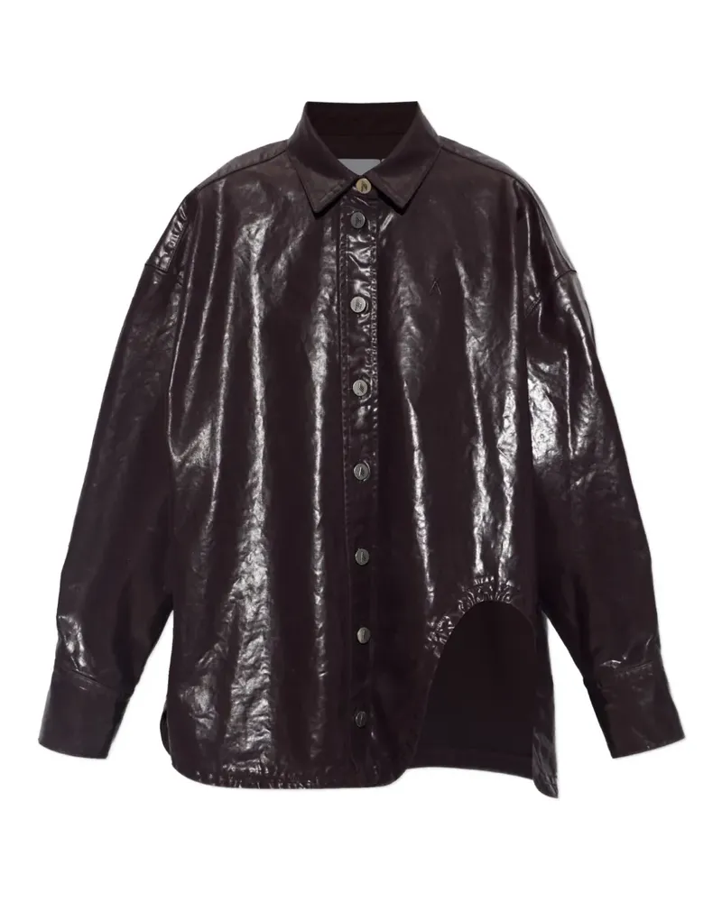 ATTICO Plum Jacke mit Cut-Out - Braun Braun