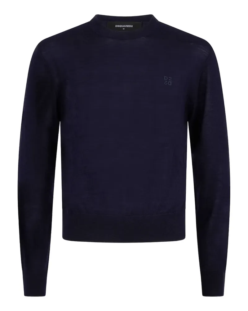 Dsquared2 Pullover mit Rundhalsausschnitt - Blau Blau