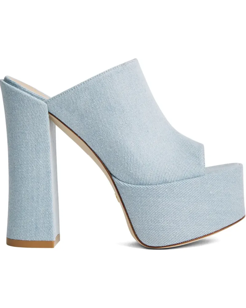 Stuart Weitzman 145mm Skyhight platform sandal - Blau Blau