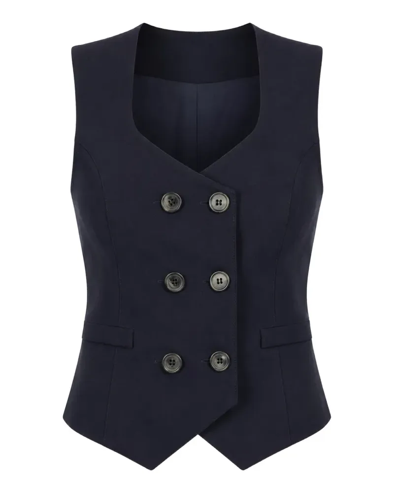 Smythe double-breasted waistcoat - Blau Blau