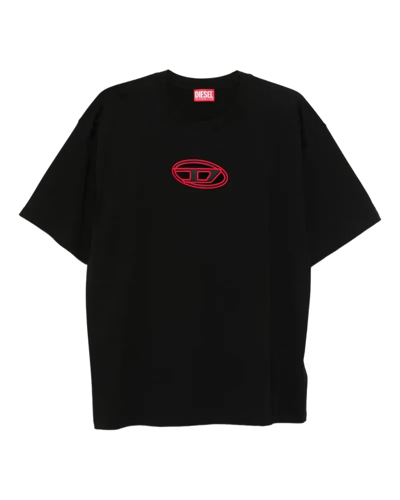 Diesel T-Boxt-Od Oval-D T-Shirt - Schwarz Schwarz