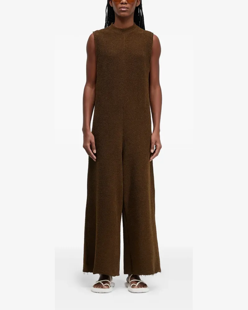 Osklen Jumpsuit mit Stehkragen - Braun Braun