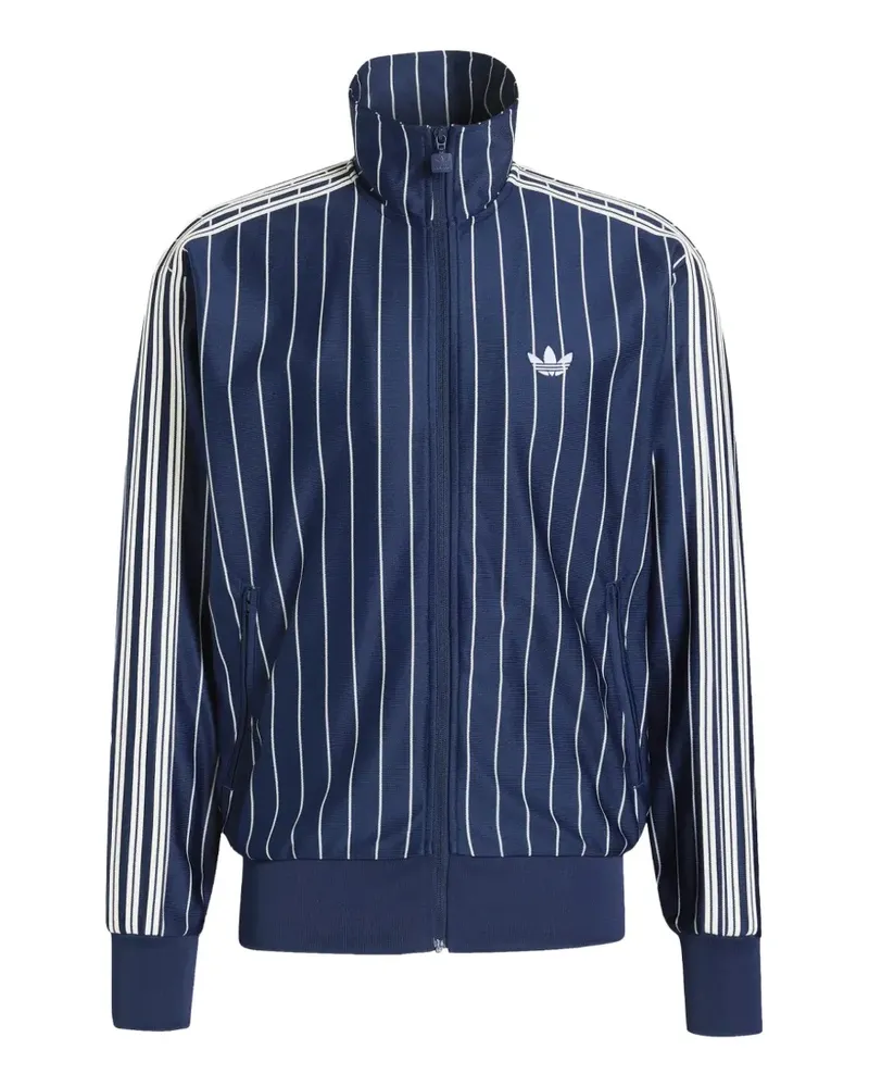 adidas Gestreiftes Firebird Sweatshirt - Blau Blau
