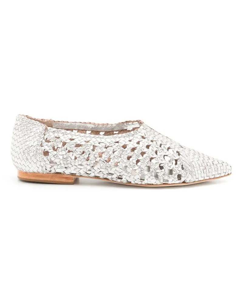 Sarah Chofakian Sapatilha Mykonos Ballerinas - Silber Silber