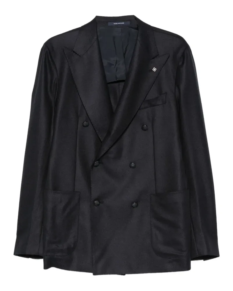 Tagliatore Doppelreihiges Sakko - Blau Blau
