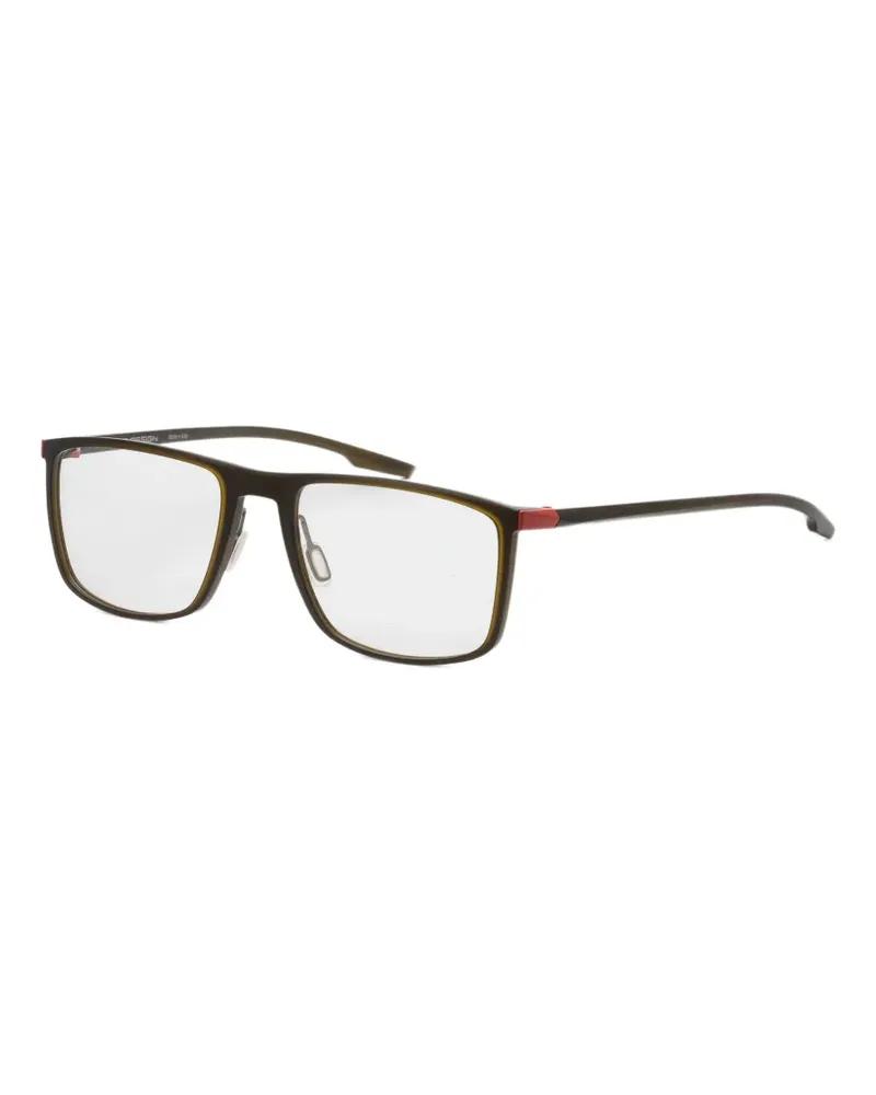Porsche Design Brille mit eckigem Gestell - Grau Grau
