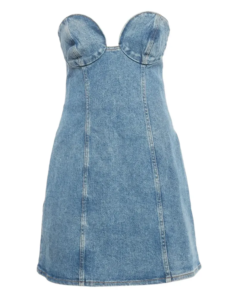 Magda Butrym hourglass strapless dress - Blau Blau