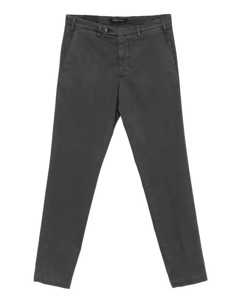 MICHAEL COAL Geknöpfte Hose aus Twill - Grau Grau