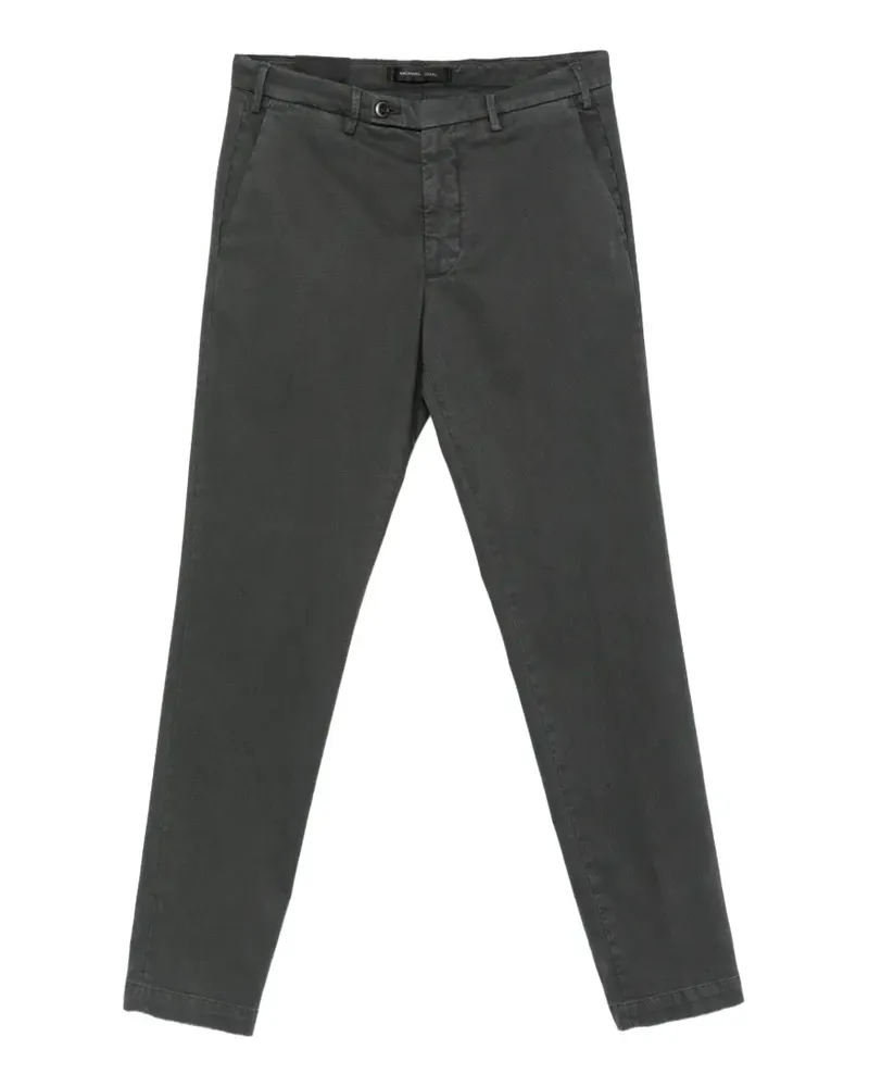 MICHAEL COAL buttoned twill trousers - Grau Grau
