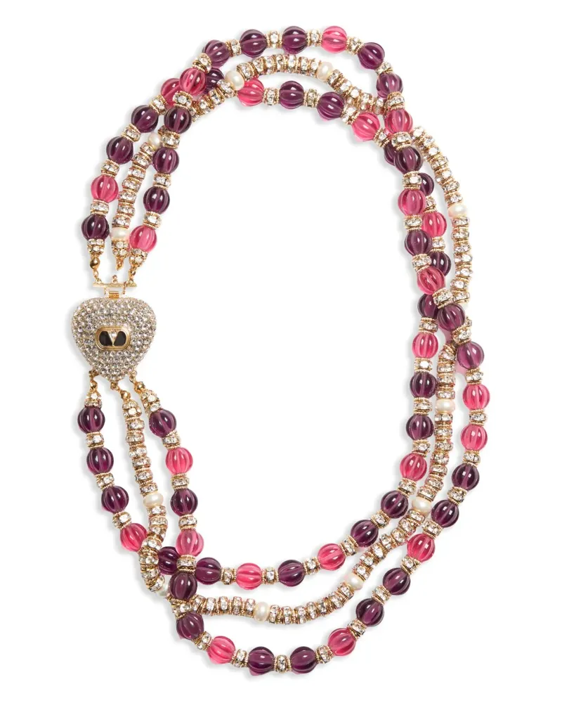 Valentino Garavani Coeur Royal Halskette - Gold Gold