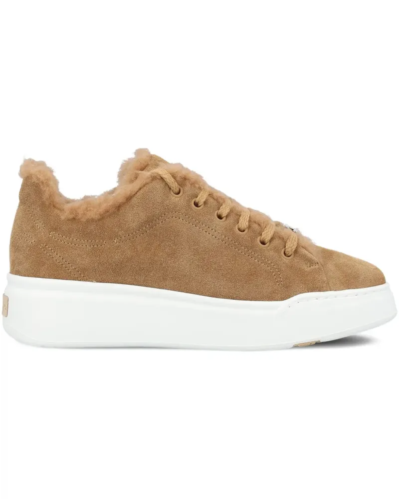 Max Mara Sneakers mit Wildledereinsätzen - Braun Braun