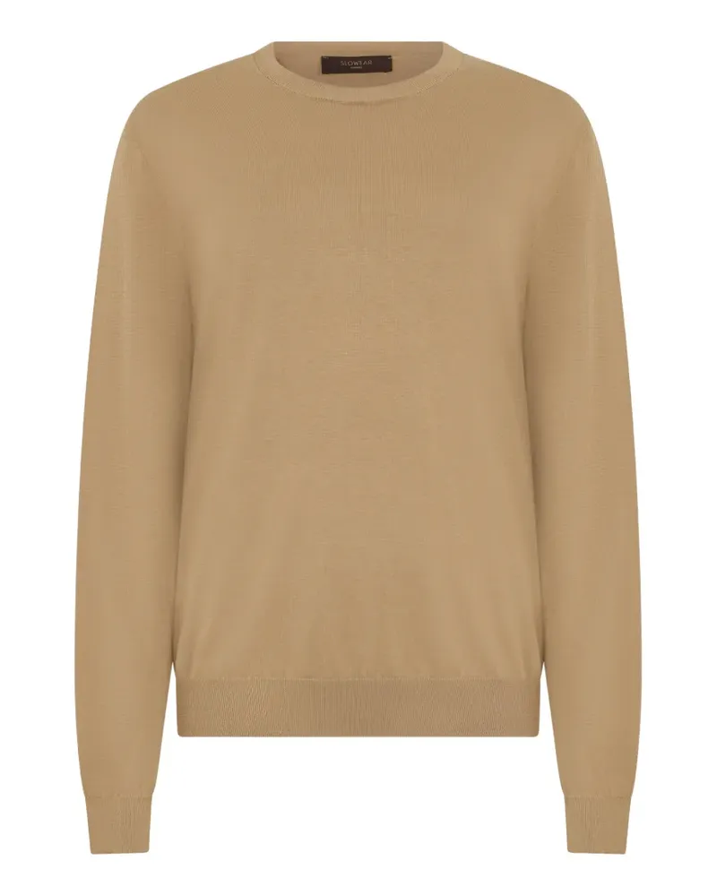 Slowear fine-knit sweater - Nude Nude