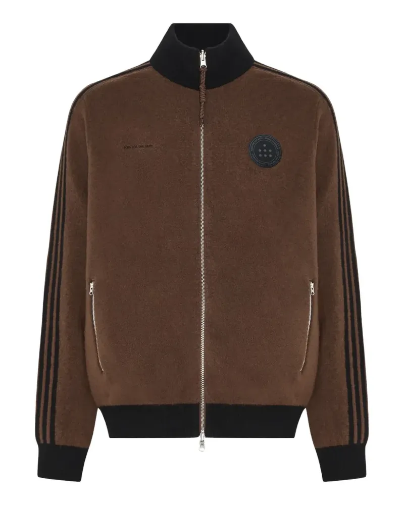 Song For The Mute x adidas Adi008 Jacke mit Logo-Patch - Braun Braun