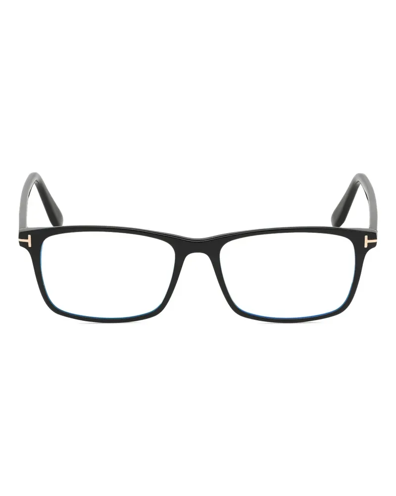 Tom Ford Brille mit eckigem Gestell - Schwarz Schwarz