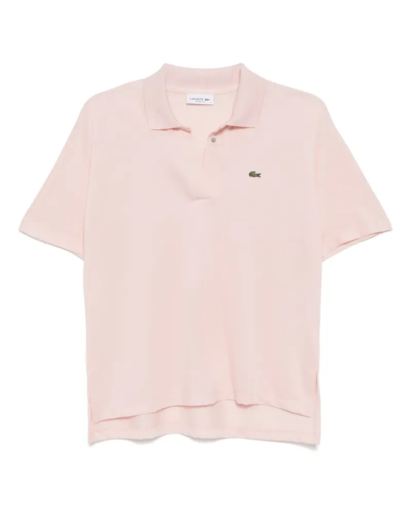 Lacoste Fließendes Piqué-Poloshirt - Rosa Rosa