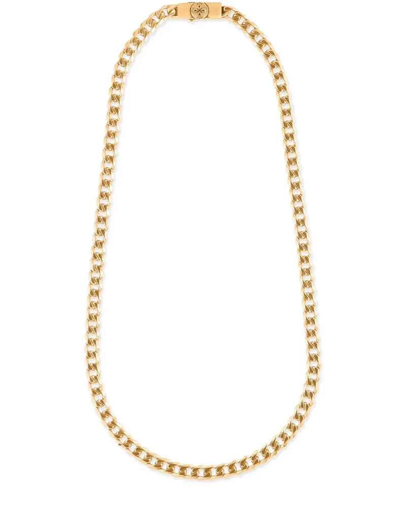 Emanuele Bicocchi Edge Halskette mit Logo - Gold Gold