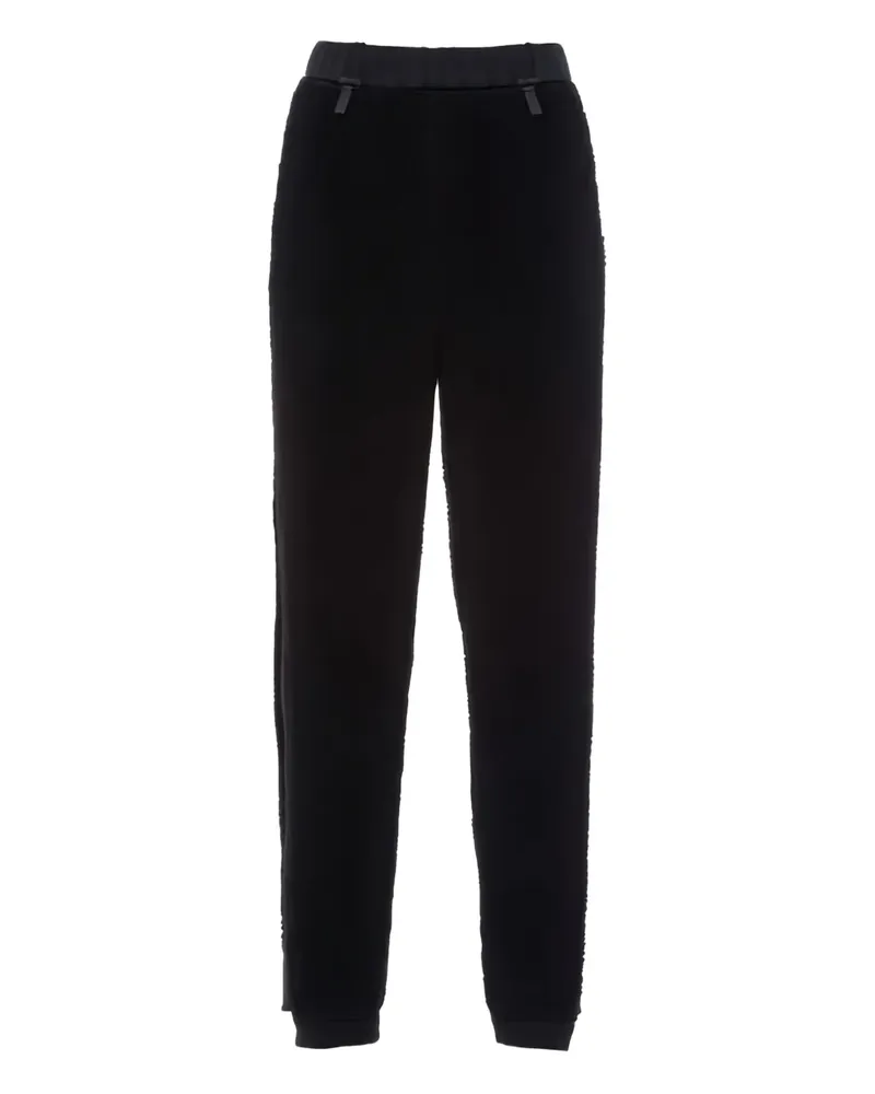 Prada Hose mit Logo-Print - Schwarz Schwarz
