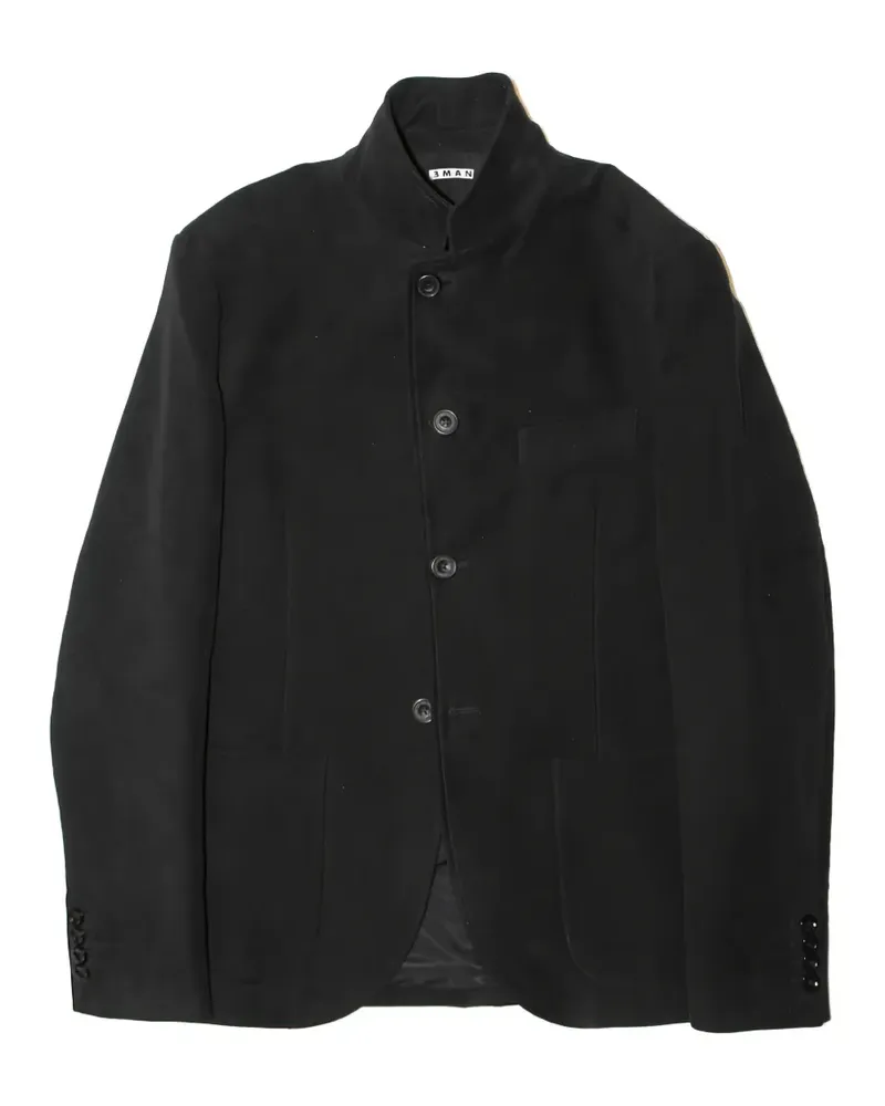 3MAN Jacke mit Knöpfen - Schwarz Schwarz
