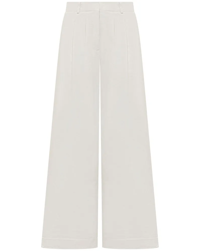 Palm Angels Klassische Hose - Weiß Weiß