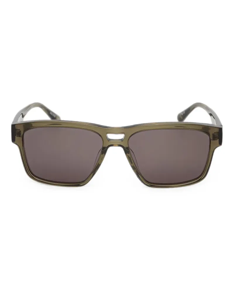 Barbour rectangle-frame sunglasses - Grün Grün