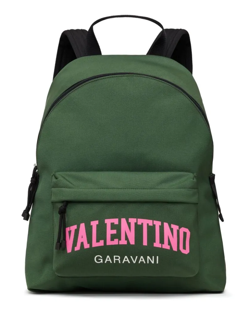 Valentino Garavani Rucksack mit Logo-Print - Grün Grün