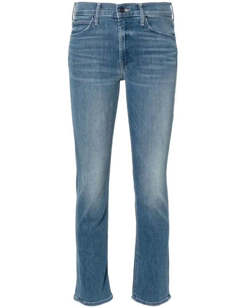 Mother Dazzler Cropped-Jeans - Blau Blau