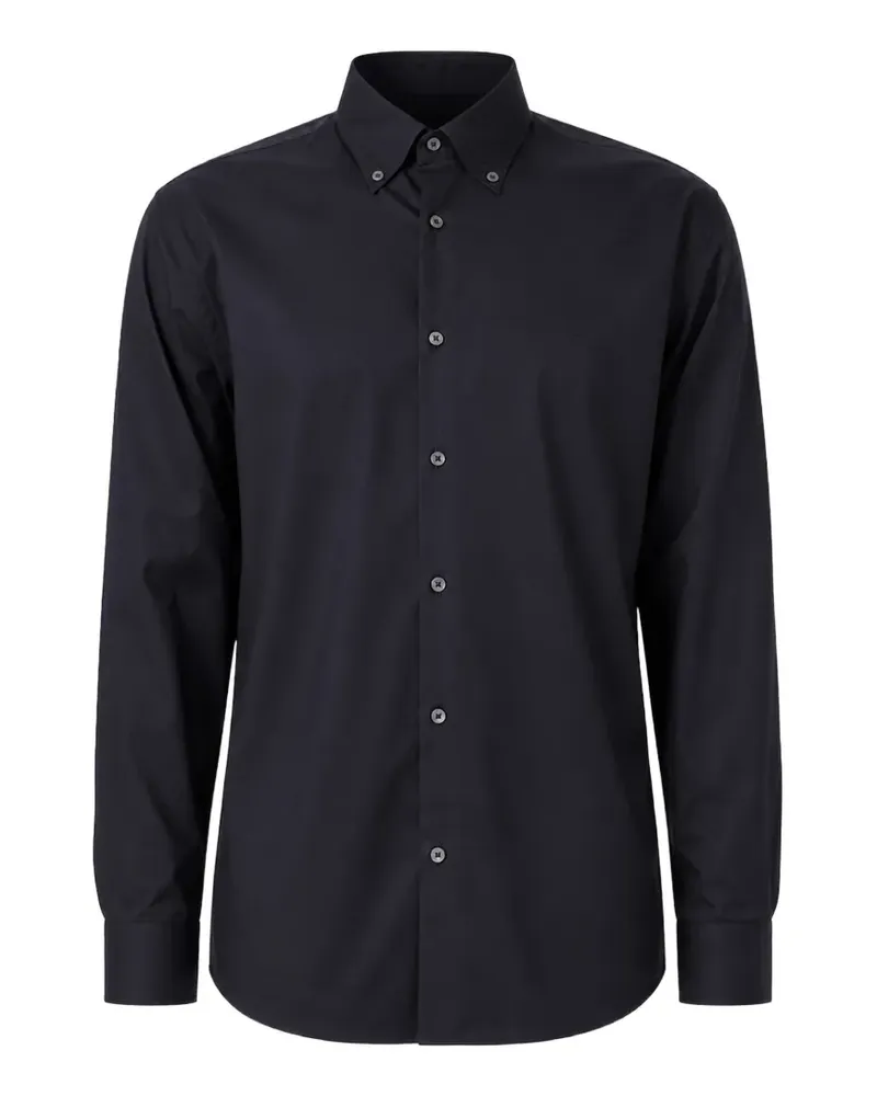 PT TORINO Hemd mit Button-down-Kragen - Schwarz Schwarz