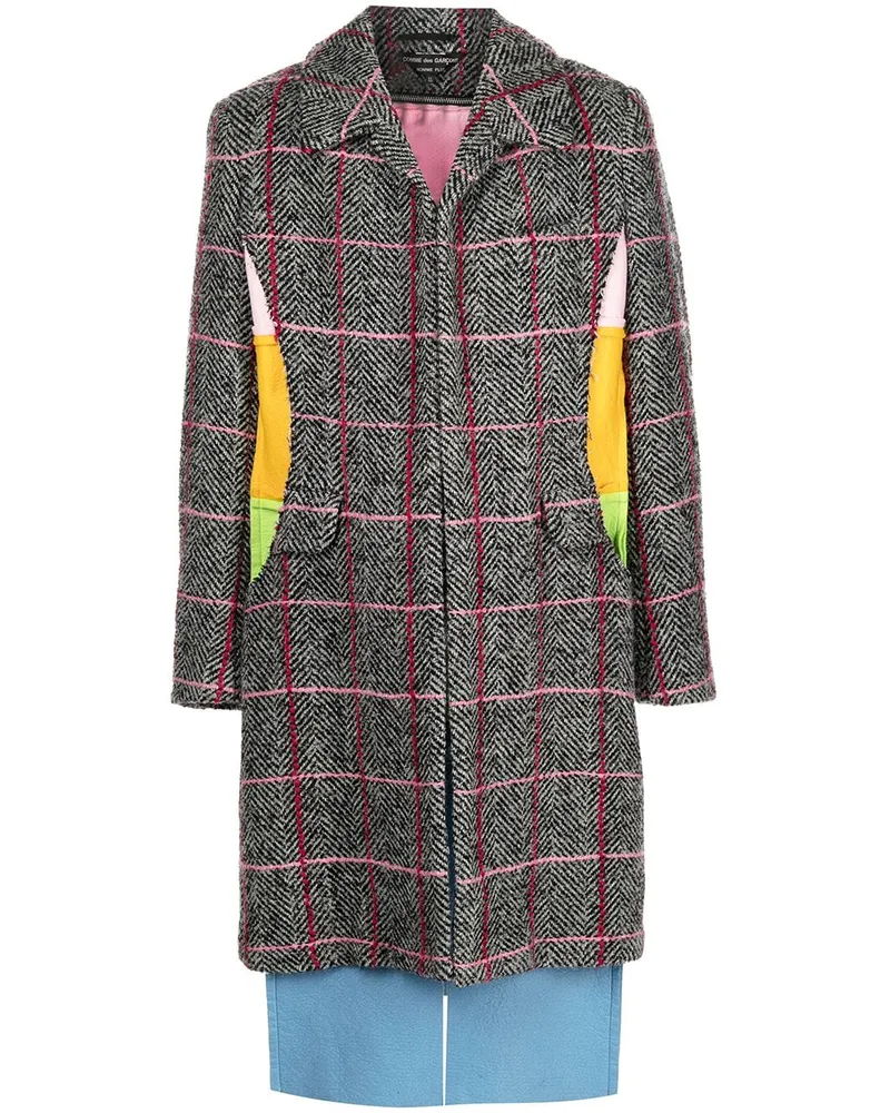 Comme des Garçons Sakko in Colour-Block-Optik - Grau Grau