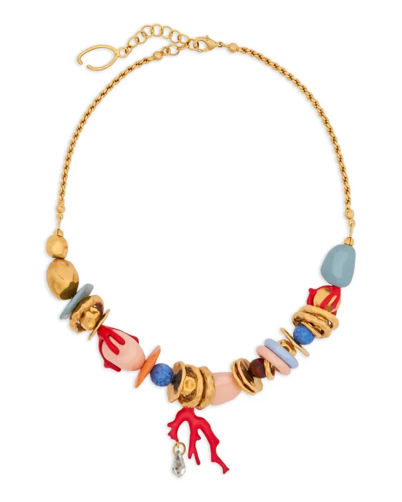 Oscar de la Renta Halskette mit Perlen - Gold Gold