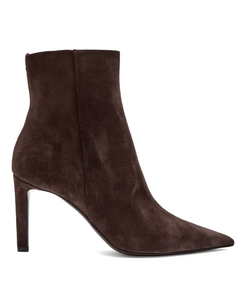 Jimmy Choo Frankie 85 suede boots - Braun Braun